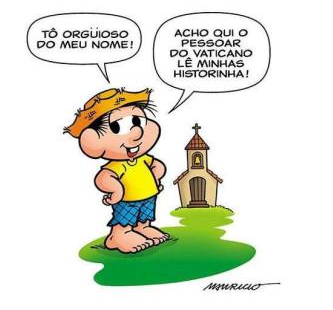 Maurício de Souza homenageia os papas com o personagem Chico Bento